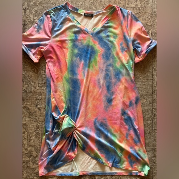 Bloomchic tie dye knitted dress 2xl - Picture 2 of 3